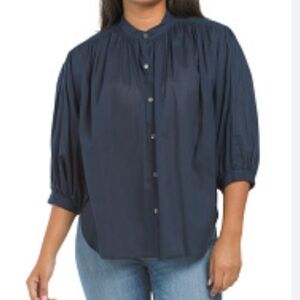 Rebecca Taylor small light weight blousy button down nwt